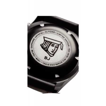 часы Glycine Incursore Black Jack Automatic Chronograph 3879.99 Lim