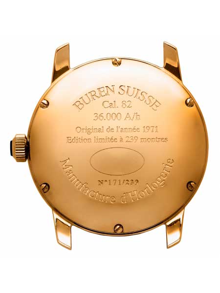 часы наручные Buren Gold