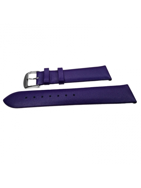 Ремешок для часов J.A.Willson гладкий фиолетовый 20 мм