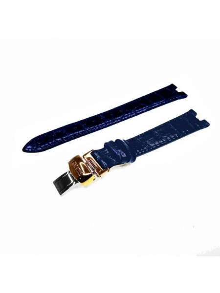 Ремешок для часов Balmain синий 14 мм с комбинированной клипсой