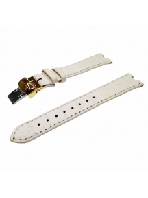 Ремешок для часов Balmain белый 14 мм с комбинированной клипсой