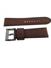 Ремешок для часов Samsung Gear S3 темно-коричневый 22 мм толстый